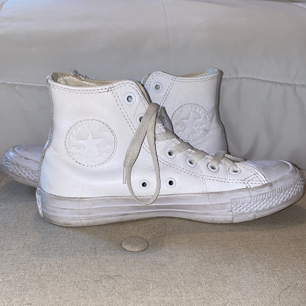 Leather Converse